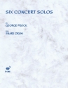 George Frock Six (6) Concert Solos Snare Drum Buch