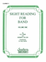 Billy Evans Sight Reading For Band, Bk. 1 (Srb1) Clarinet Stimme