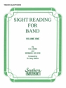 Billy Evans Sight Reading For Band, Bk. 1 (Srb1) Tenor Saxophone Stimme