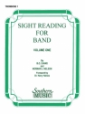 Billy Evans Sight Reading For Band, Bk. 1 (Srb1) Posaune Stimme