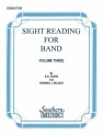 Billy Evans Sight Reading For Band, Bk. 3 (Srb3) Concert Band Partitur