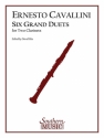 Ernesto Cavallini Six (6) Grand Duets Clarinet Duet Buch