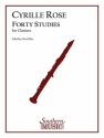 Cyrille Rose Forty Studies Clarinet Buch