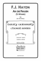 Franz Joseph Haydn To Women (An Die Frauen) TTB Chorpartitur