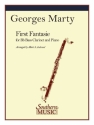 Georges Marty First (1St) Fantaisie (Fantasy) Bass Clarinet Buch