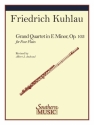 Friedrich Kuhlau Grand Quartet, Op 103 Fltenquartett Partitur