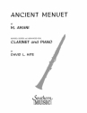 M. Amani Ancient Menuet (Minuet) Clarinet Buch