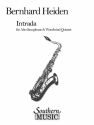 Bernard Heiden Intrada Woodwind Ensemble Partitur