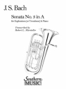 Johann Sebastian Bach Sonata No. 3 (Archive) Baritone or Euphonium Buch