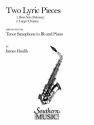 Claude Debussy Two (2) Lyric Pieces (Beau Soir- Largo) Tenor Saxophone Buch