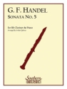 Georg Friedrich Hndel Sonata No 5 Clarinet Buch