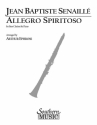 Jean-Baptiste Senaill Allegro Spiritoso Bass Clarinet Buch