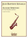 Jean-Baptiste Senaill Allegro Spiritoso Tenor Saxophone Buch