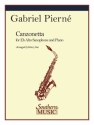 Gabriel Piern Canzonetta Alto Saxophone Buch