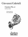 Giovanni Gabrieli Cantos No. 2 ( Archive) 8 Horns Buch