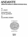 Johann Sebastian Bach Andante Flte und Klavier Buch