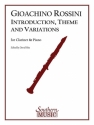 Introduction, Theme and Variations for clarinet and piano