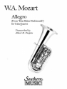 Wolfgang Amadeus Mozart Allegro (From Eine Kleine Nachtmusik) 2 Euphoniums and 2 Tubas Partitur