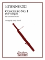 Etienne Ozi Concerto No 1 In F Major Fagott Buch