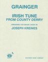 Percy Aldridge Grainger Irish Tune From County Derry Brass Choir Partitur + Stimmen