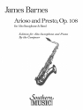 James Barnes Arioso And Presto Op 108 Alto Saxophone Buch