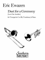 Duet for a Ceremony (Love One Another) for trumpet in c or bb, trombone and piano score and parts