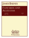 James Barnes Fanfares And Alleluias Concert Band Partitur + Stimmen