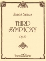 James Barnes Third Symphony Concert Band Partitur + Stimmen