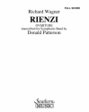 Richard Wagner Rienzi Overture Concert Band Partitur