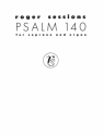 Roger Sessions Psalm 14 Soprano Voice and Piano Buch