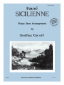 Sicilienne op.78 for piano duet