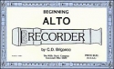 Beginning Alto Recorder Klavier Blatt