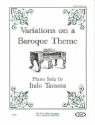 Italo Taranta Variations on a Baroque Theme Klavier Blatt