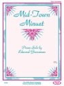 Edward Grossman Mid-Town Minuet Klavier Blatt