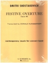 Festive Overture op.96 for concert band score and parts