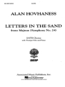 A Hovhaness, Letters In The Sand SATB Chorpartitur