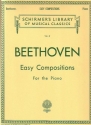 Ludwig van Beethoven, Easy Compositions For Piano Klavier Buch