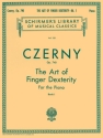 Carl Czerny, The Art Of Finger Dexterity Op.740 Book 1 Klavier Buch