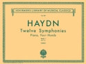 Franz Joseph Haydn, Twelve Symphonies Book 1 Piano, 4 Hands Buch