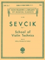 Otakar Sevcik, School of Violin Technics, Op. 1 - Book 3 Violin Buch