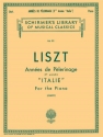 Franz Liszt, Annees De Pelerinage Book 2 'Italie' Klavier Buch