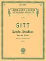 Hans Sitt, Scale Studies for Violin Violin Buch