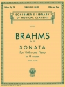 Johannes Brahms, Sonata For Violin And Piano In G Major Op.78 Violine und Klavier Buch