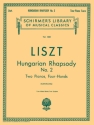 Franz Liszt, Hungarian Rhapsody No.2 Piano, 4 Hands Buch