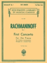 First Concerto in F sharp minor op.1 for piano and orchestra 2- piano score