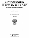 Felix Mendelssohn Bartholdy, O Rest In The Lord Vocal and Piano Buch