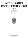 Felix Mendelssohn Bartholdy, RONDO CAPRICCIOSO OP14 FOR THE PIANO Klavier Buch