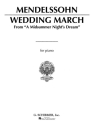 Felix Mendelssohn Bartholdy, Wedding March Klavier Buch