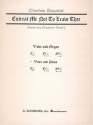 Charles Gounod, Entreat Me Not to Leave Thee (Song of Ruth) High Voice and Piano Buch