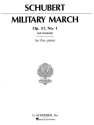 Franz Schubert, Military March Op.51 No.1 Klavier Buch